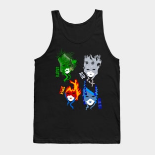 Earth, air, fire, water Tank Top